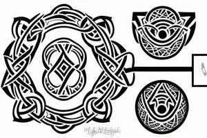 Infinity and self control tattoo idea