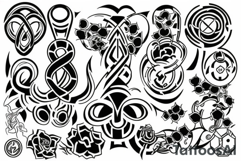 Infinity and self control tattoo idea