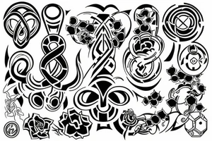 Infinity and self control tattoo idea