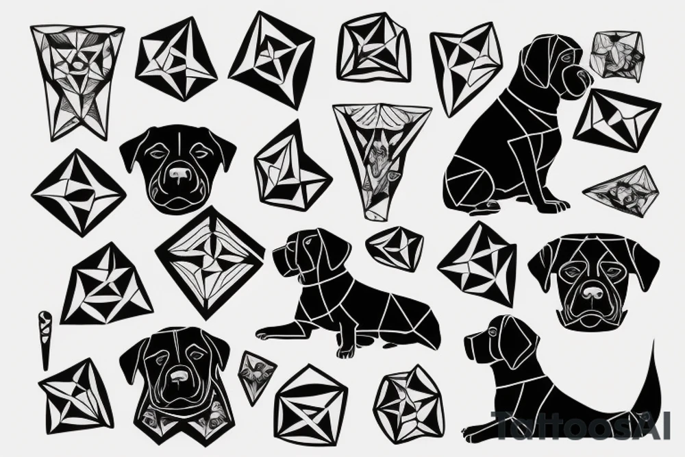 Rottweiler and infinity tattoo idea