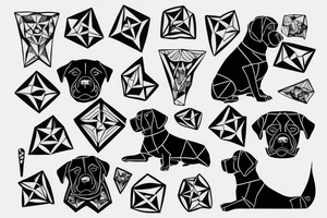 Rottweiler and infinity tattoo idea