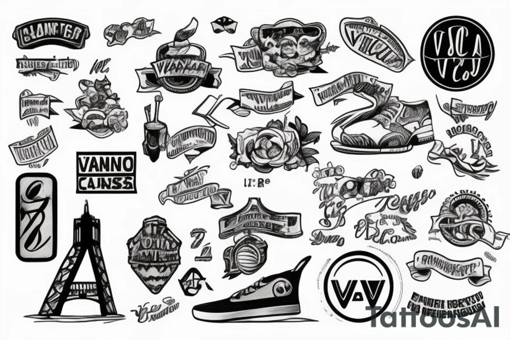 YVR in writing. This is the airport code of Vancouver tattoo idea