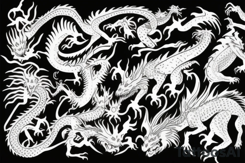 Dragon tattoo idea