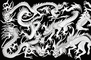 Dragon tattoo idea