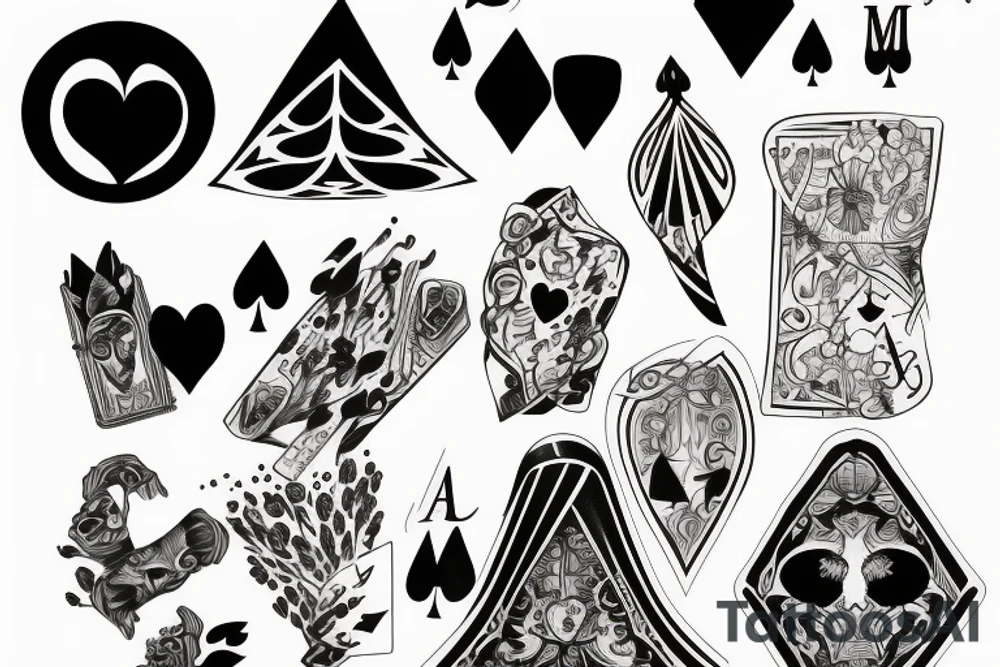 Spade tattoo idea