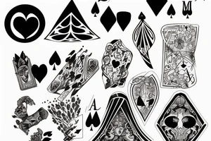 Spade tattoo idea