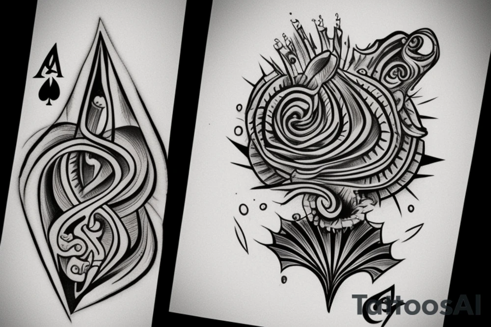 Spade tattoo idea