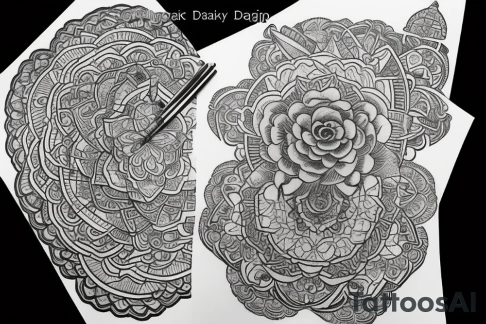 tianSpade and egyp tattoo idea