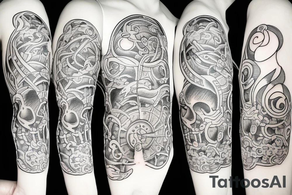 Cycle of Life and Death tattoo idea