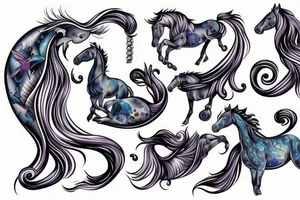 Water horse tattoo idea