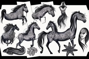 Water horse tattoo idea