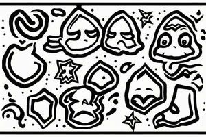 LnR with a semi colon mixed in tattoo idea