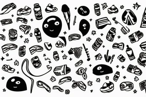 LnR with a semi colon mixed in tattoo idea