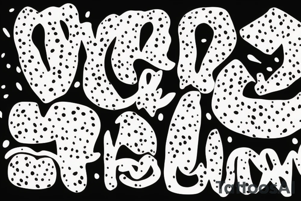 “LnR”with a semi colon mixed in tattoo idea