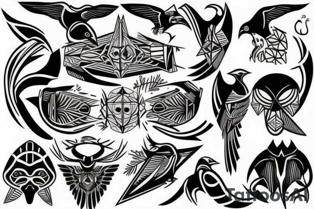 Cuervos tattoo idea