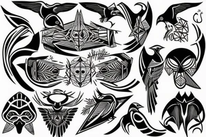 Cuervos tattoo idea