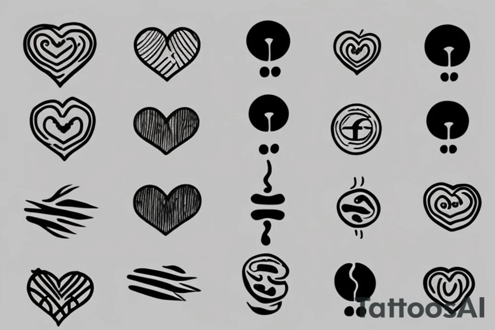 Love and respect with a semi colon tattoo idea