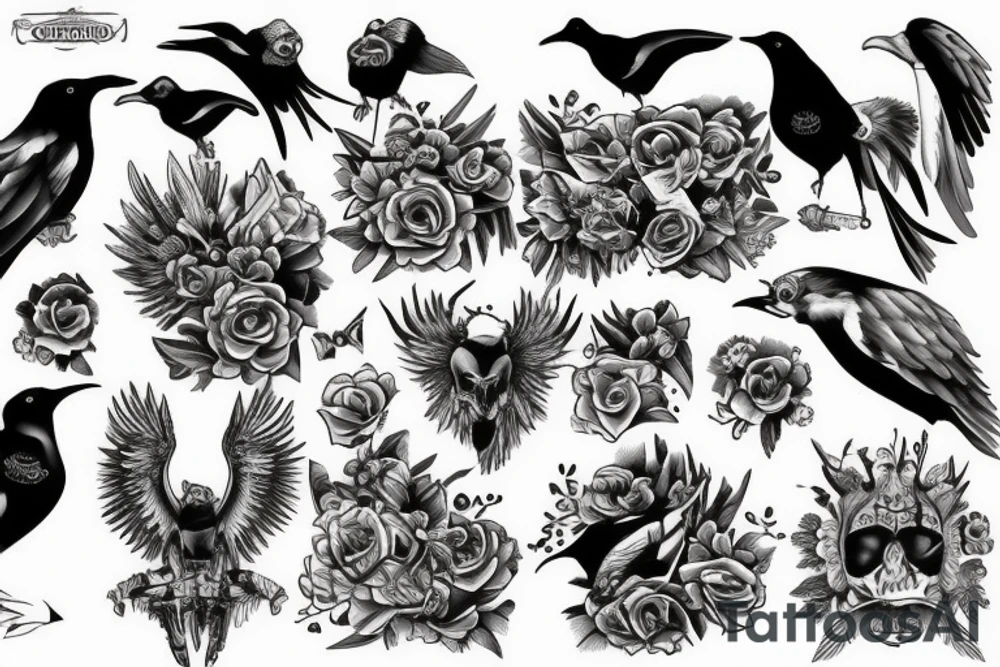Cuervos tattoo idea