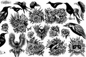 Cuervos tattoo idea