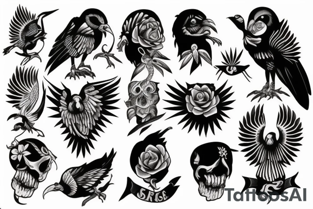 Cuervos tattoo idea