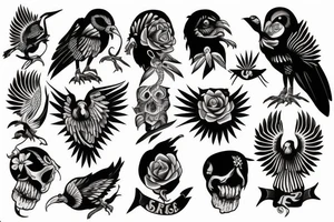 Cuervos tattoo idea