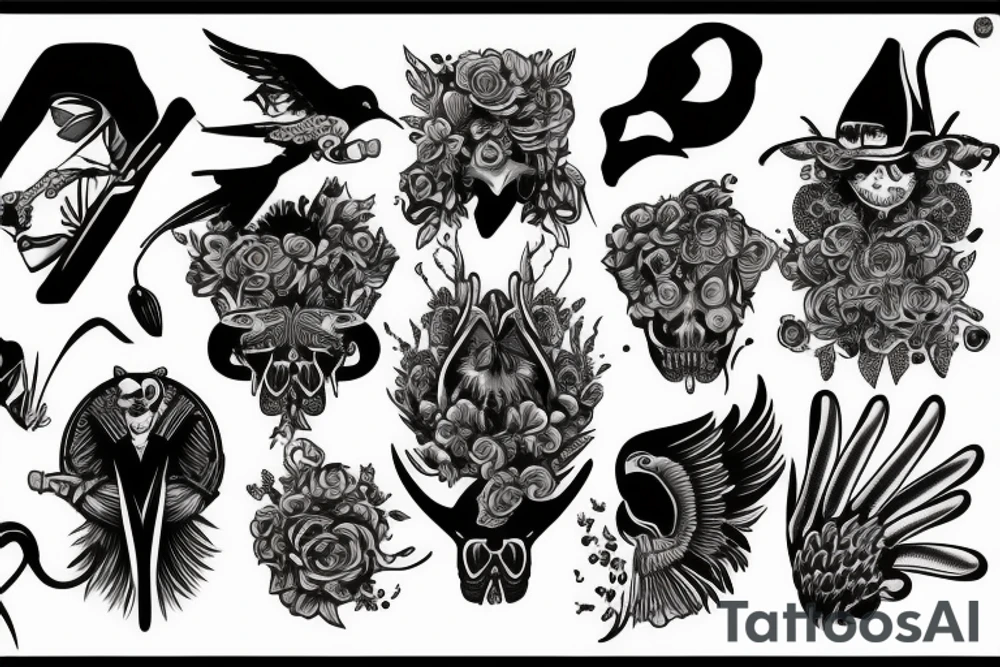 Cuervos tattoo idea