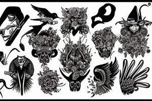 Cuervos tattoo idea