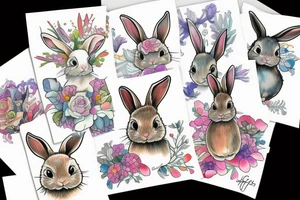 Rabbit tattoo idea