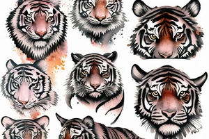 Tiger cubs tattoo idea