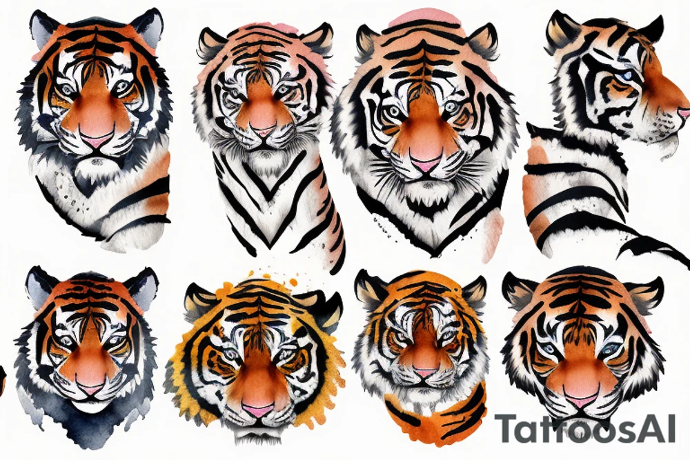 Tiger cubs tattoo idea