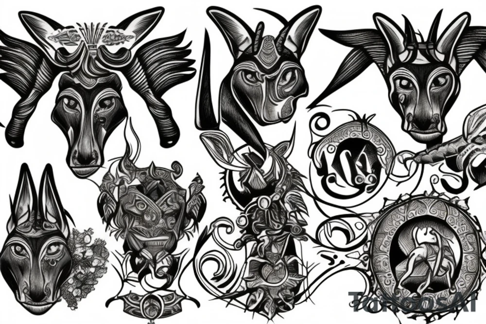 Anubis tattoo idea