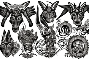 Anubis tattoo idea