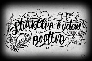 quote on brick wall tattoo idea