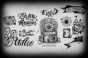 quote on brick wall tattoo idea