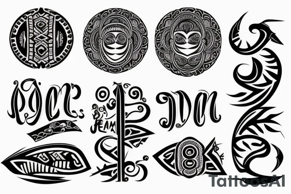 SANM name tattoo idea