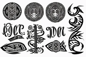 SANM name tattoo idea