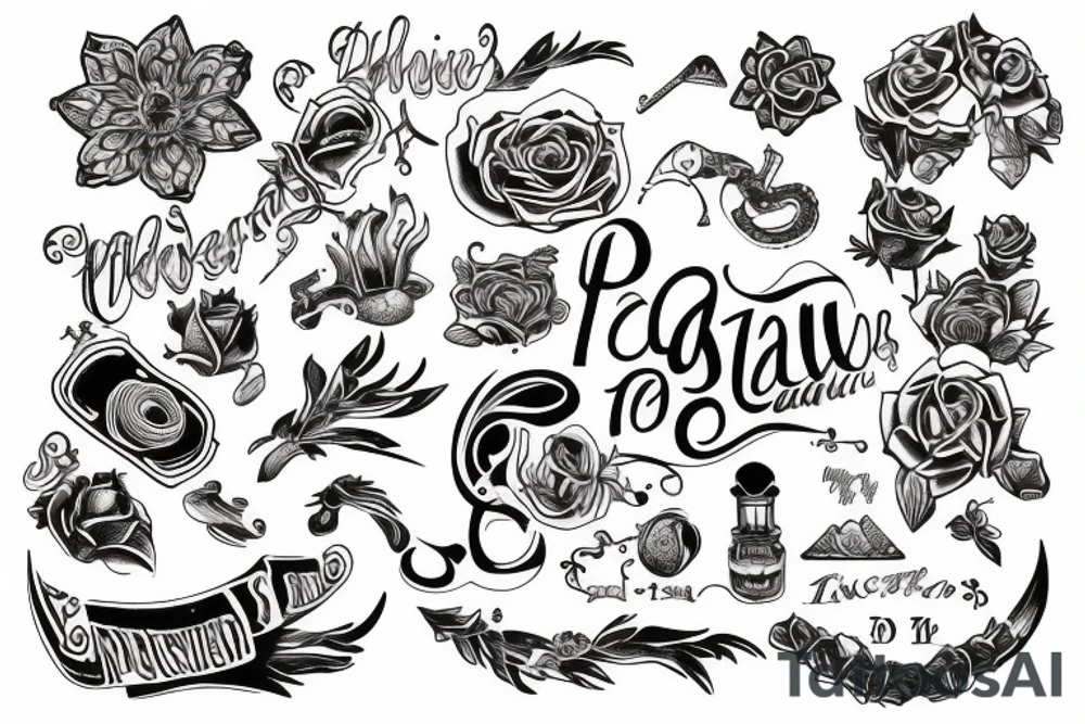 Word tatto, Karma tattoo idea