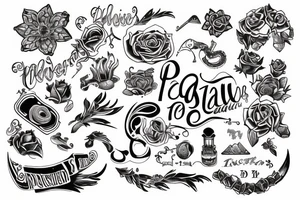 Word tatto, Karma tattoo idea