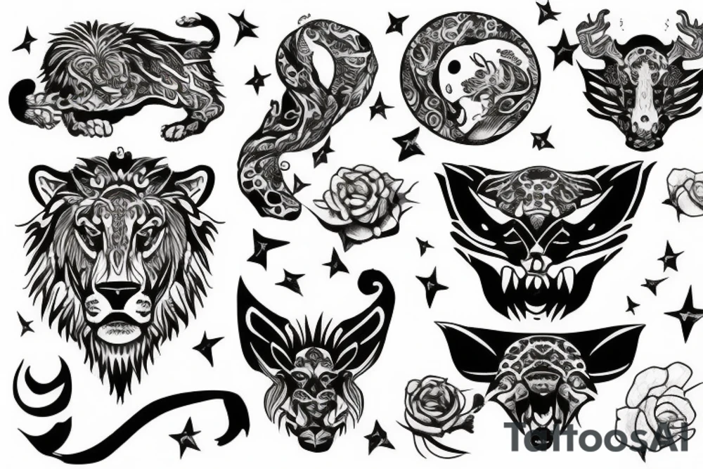 leo freedom tattoo idea