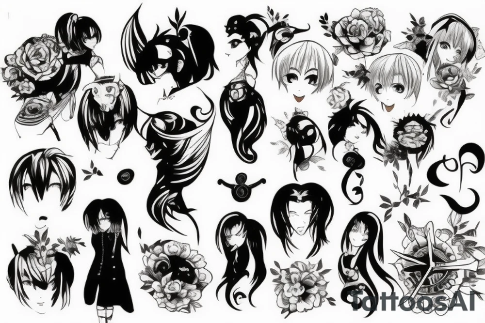 Queot  : “Anime Vestra” tattoo idea