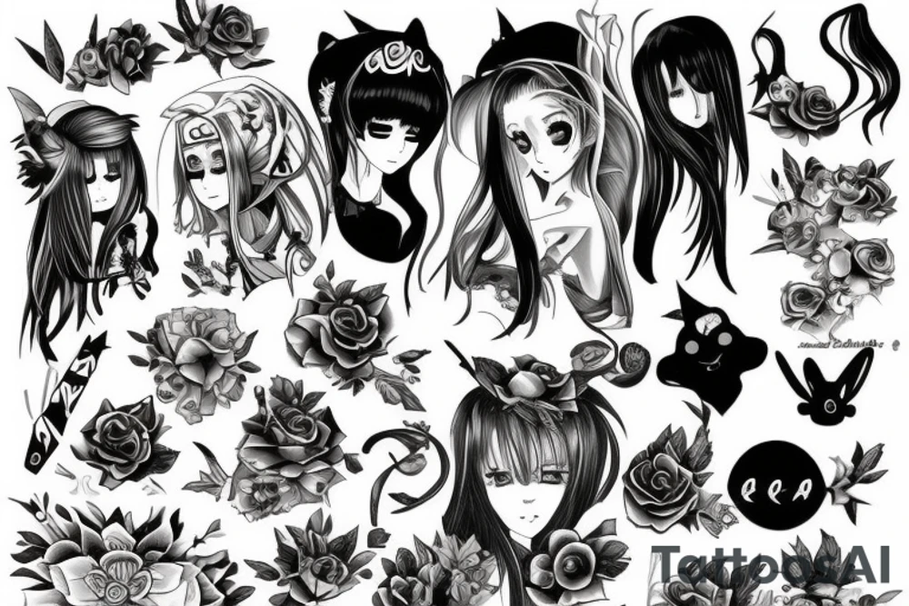 Queot  : “Anime Vestra” tattoo idea