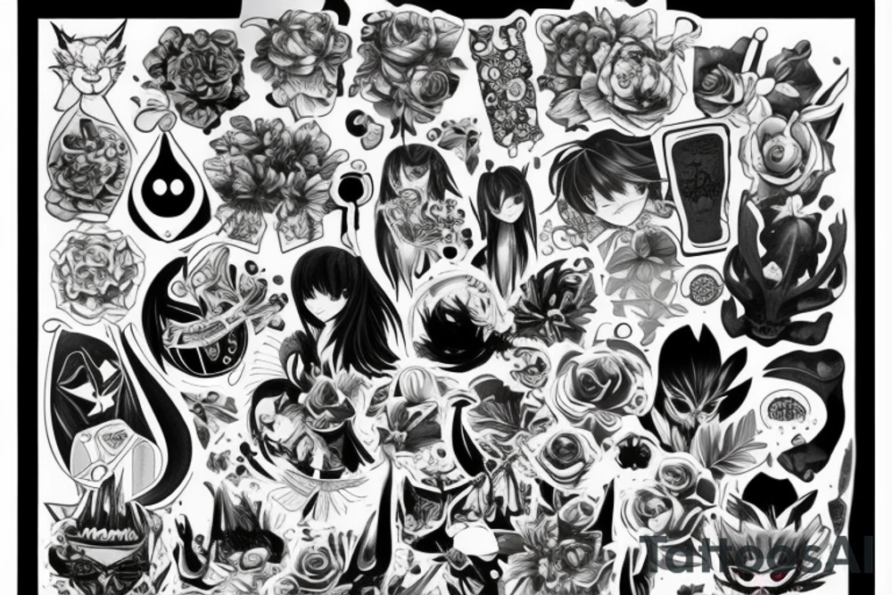 Queot  : “Anime Vestra” tattoo idea