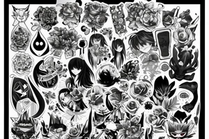 Queot  : “Anime Vestra” tattoo idea