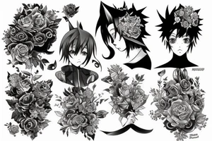 Queot  : “Anime Vestra” tattoo idea