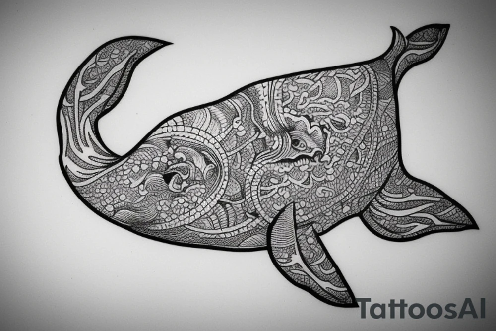 whale tattoo idea