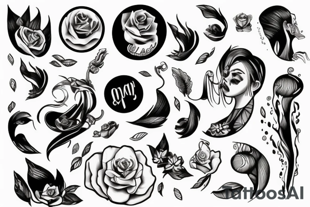 Wavering back and forth is the only way forward tattoo idea