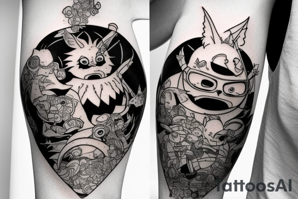 Wavering back and forth is the only way forward tattoo idea