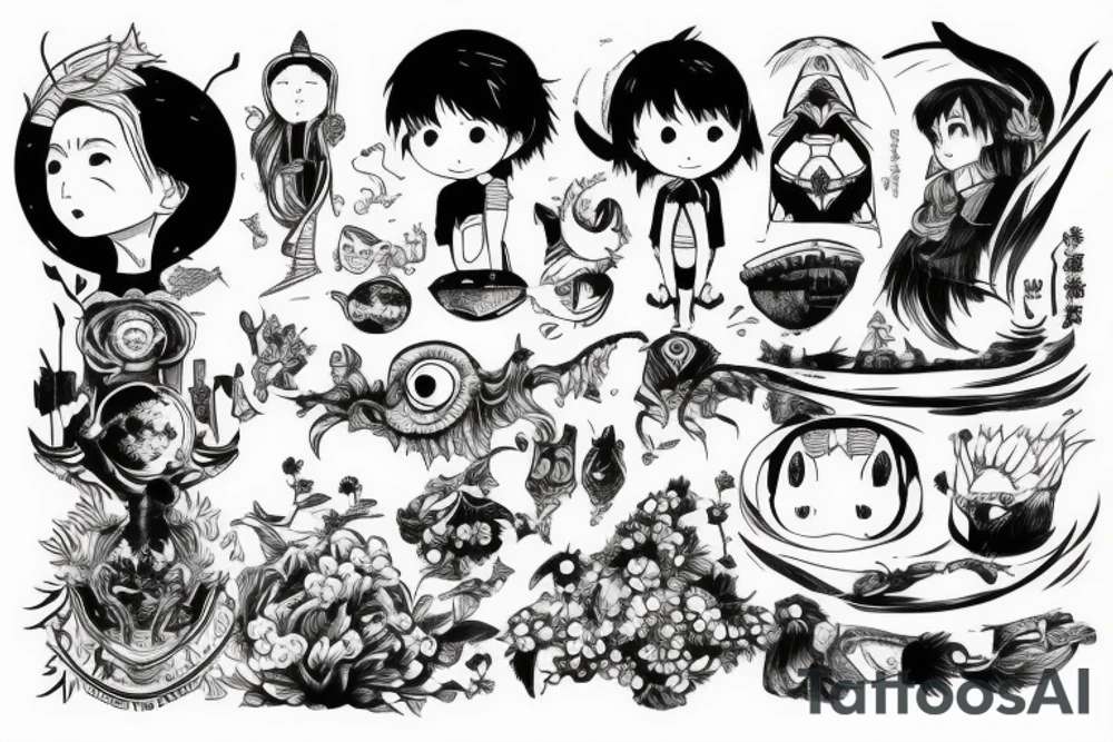 Wavering back and forth is the only way forward tattoo idea