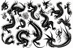 a dragon tattoo idea