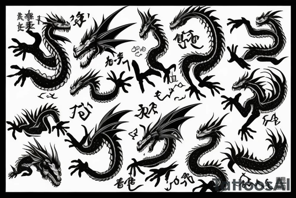 a dragon tattoo idea